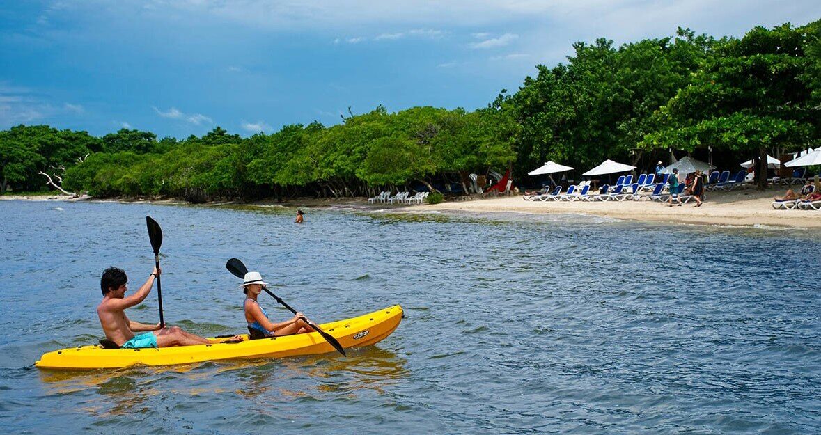 Kayak en Barú